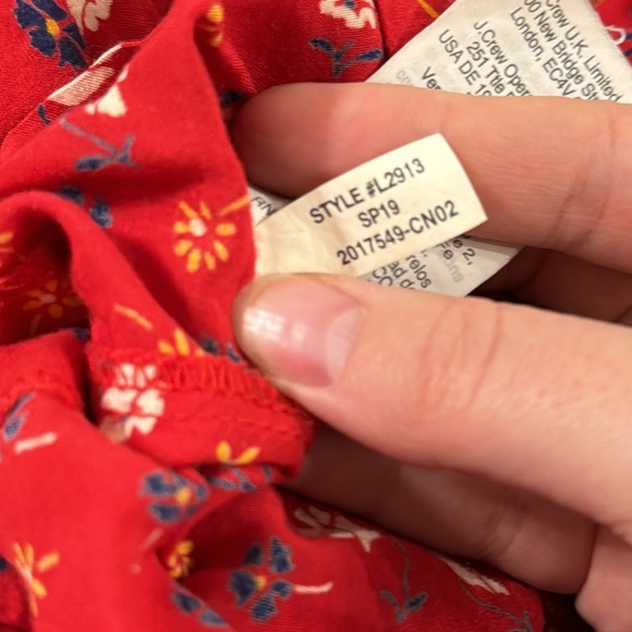 Madewell Button-Down Cami Top in Prairie Posies Size 4 - Picture 9 of 10